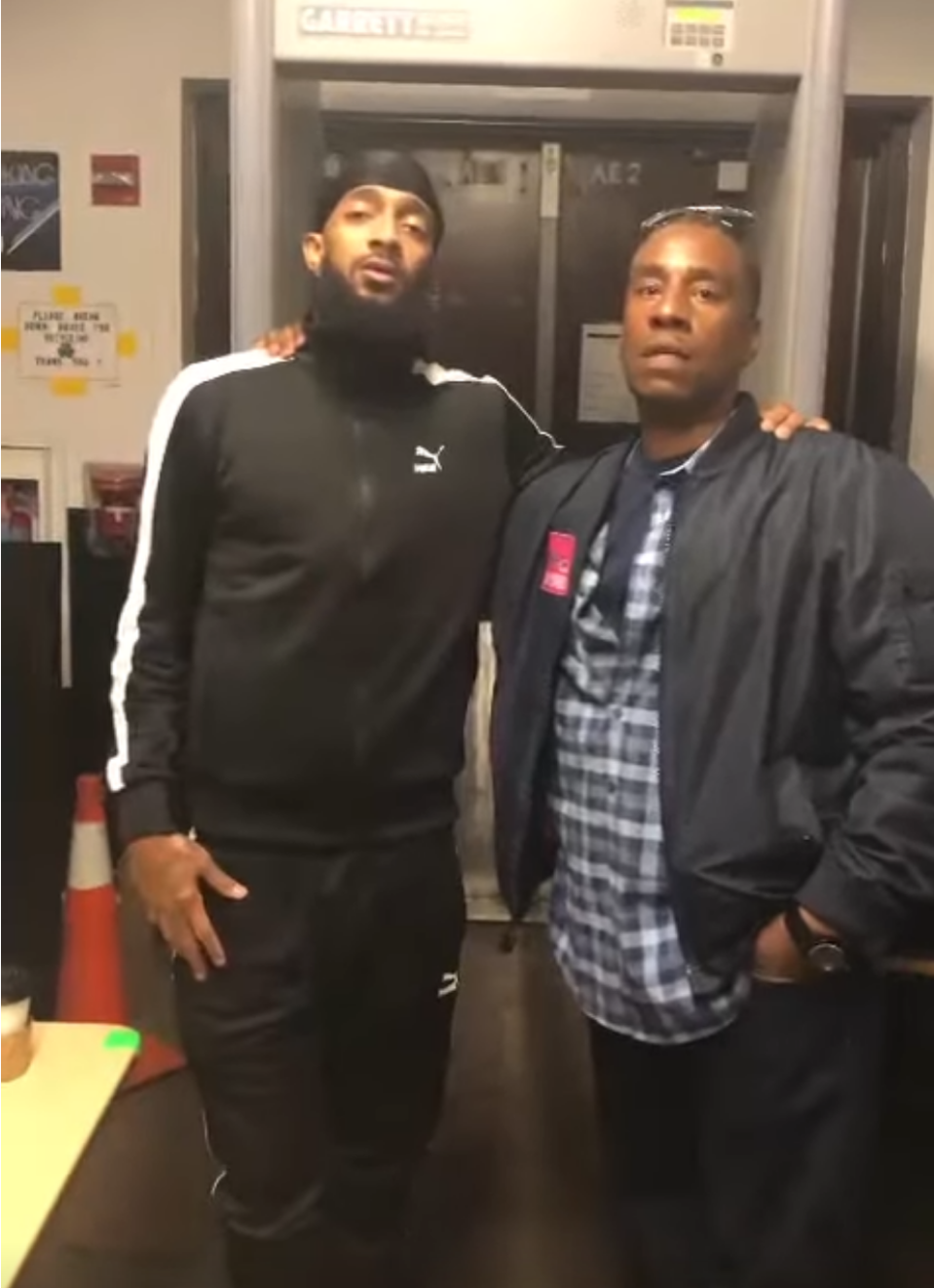 Darrell Jones with Nipsey Hussle